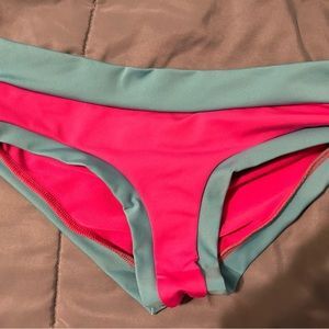 Bad Kitty pole dance fitness wear, XSmall, great used condition, turquoise/pink